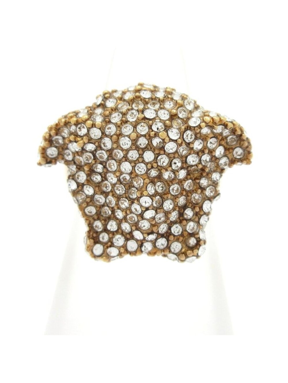 Versace Ring Gold Medusa Head